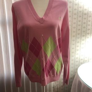 Lilly Pulitzer pink sweater